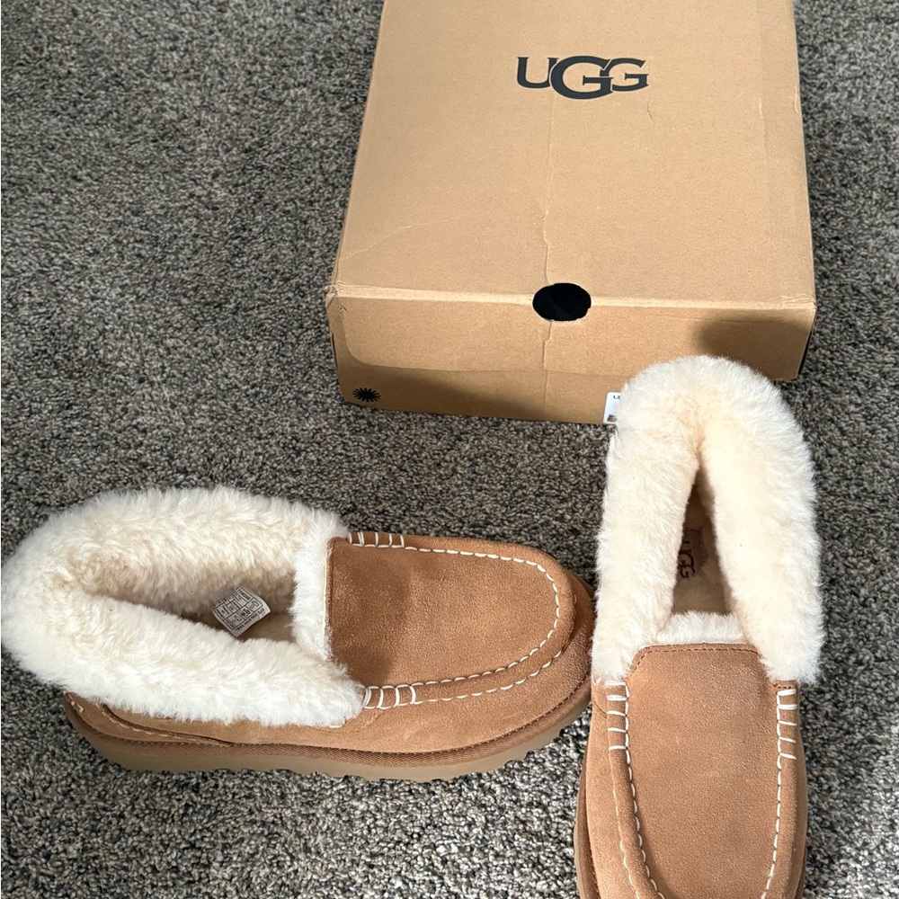 UGG Chestnut Ansley Parc platform slippers